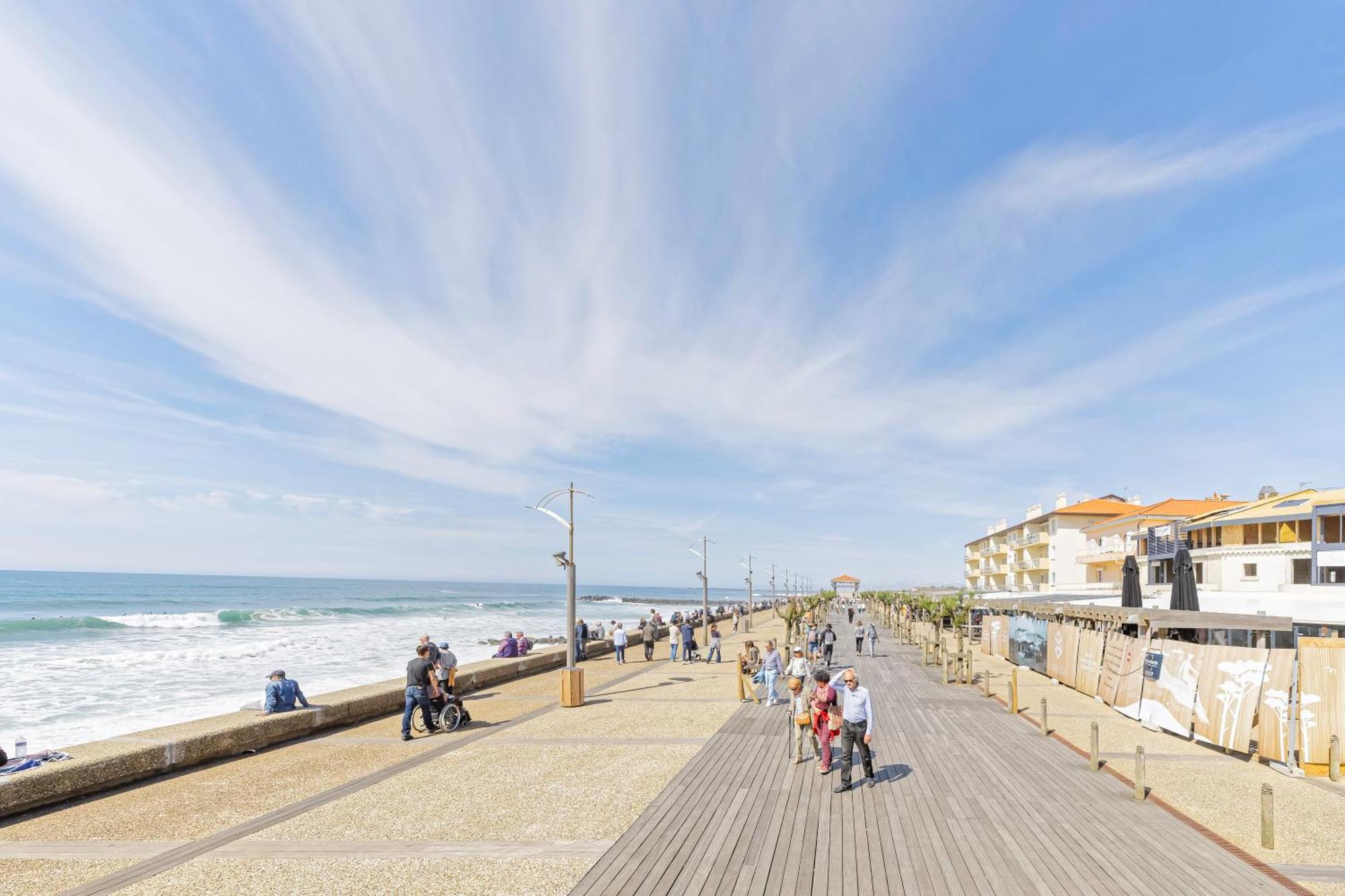 Golden Sand Anglet Biarritz - Front De Mer - Parking Privatif Gratuit Extérieur photo